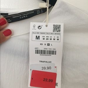 NWT Zara White Romper