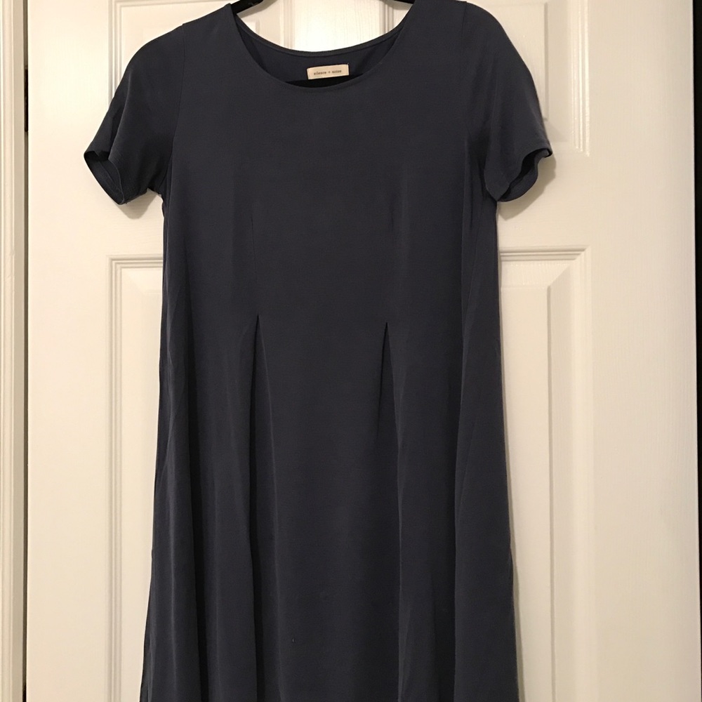 Navy blue tee shirt dress