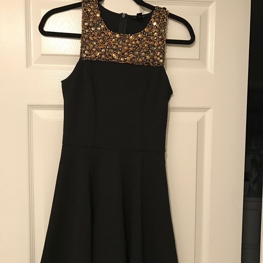 Aqua cocktail dress