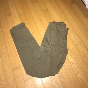Olive Color Cargo Pants