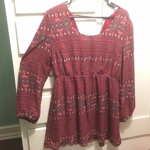 Boho Sheer Boutique Tunic