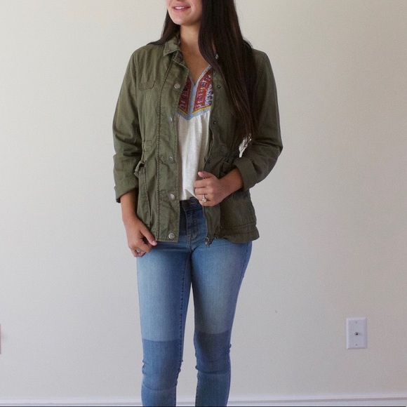 Forever 21 Jackets & Blazers - Perfect Army Green Utility Jacket