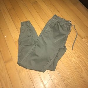 Olive Green Joggers