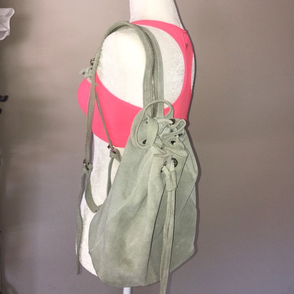 Ecote Suede Drawstring Backpack From Uo - image 4