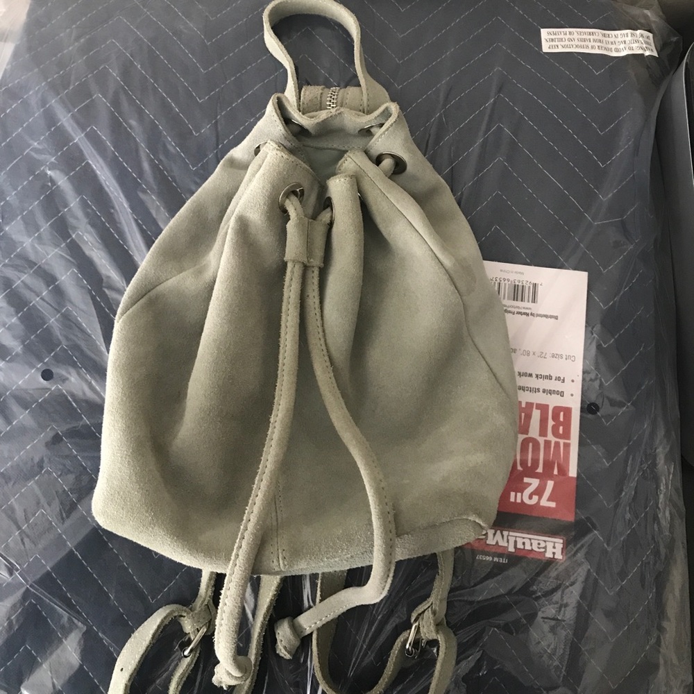 Ecote Suede Drawstring Backpack From Uo - image 5