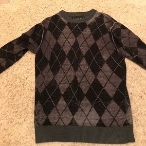 BKE argyle style sweater