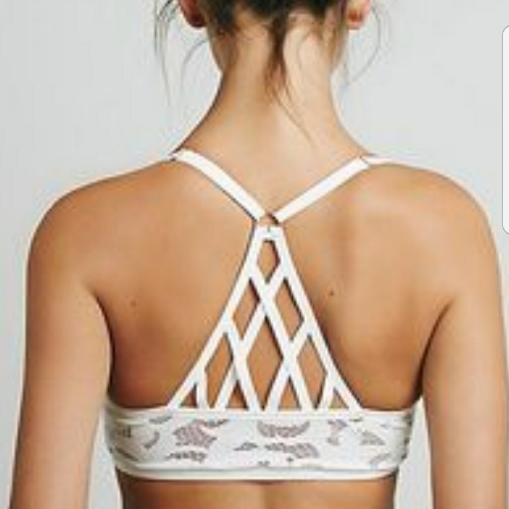 New! 32D Free people lattice strappy bra