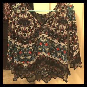 Patterned blouse