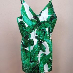 Palm leaves Romper