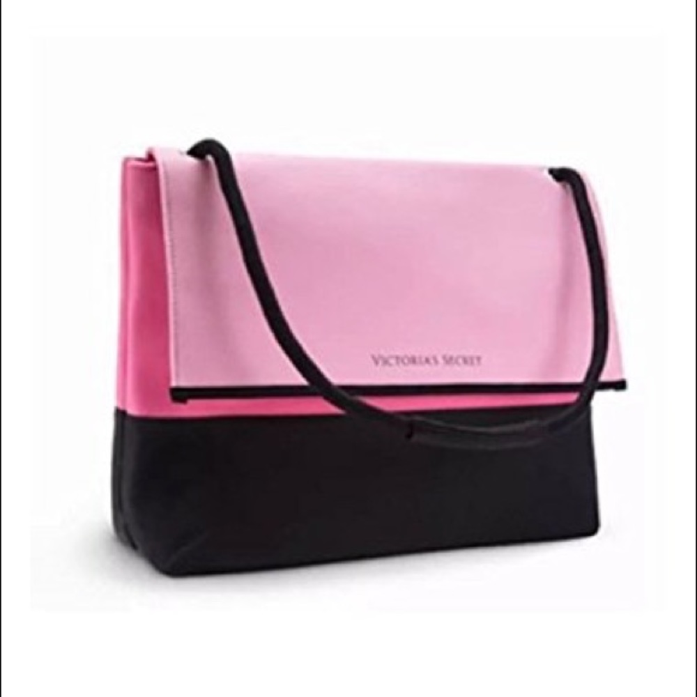 Victoria Secret Cooler tote- pink and black