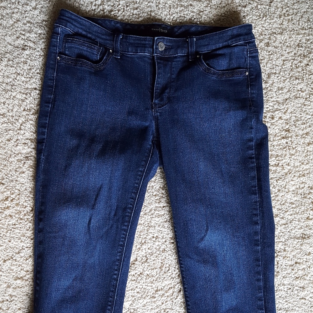 White House Black Market Cropped Jeans