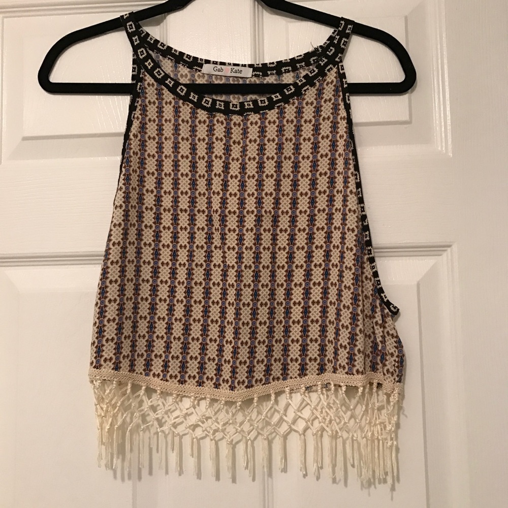 Fringe blouse