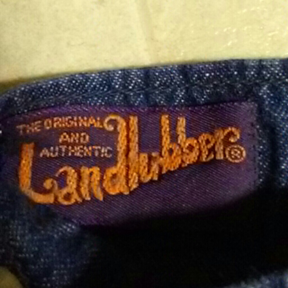 Rare Vintage Landlubber Denim Skirt - Picture 2 of 4