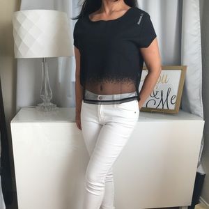 NWT Black Redbox mesh workout or a swim cover up