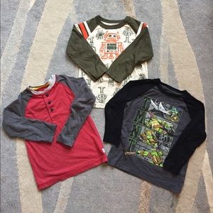 Oct special! Boys 4T long sleeves shirt lot