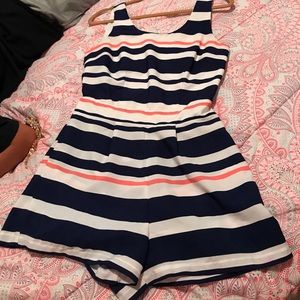 Striped romper