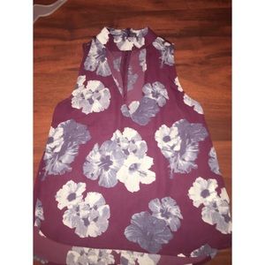 Flower print top