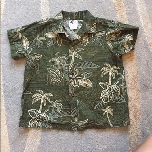 Boy Aloha shirt size 4