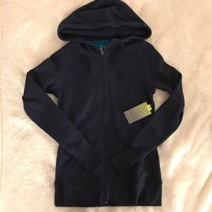 Navy Blue Plain Hoodie