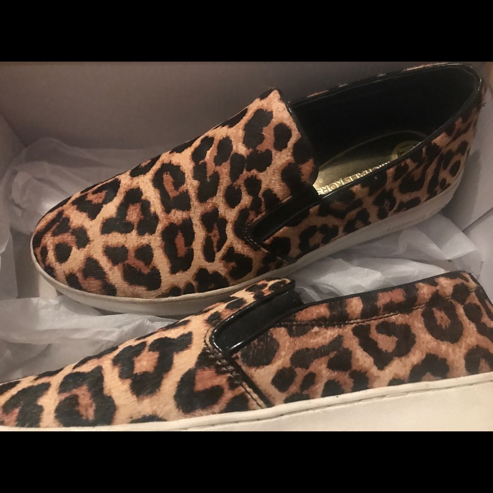 Michael Kors leopard sneakers
