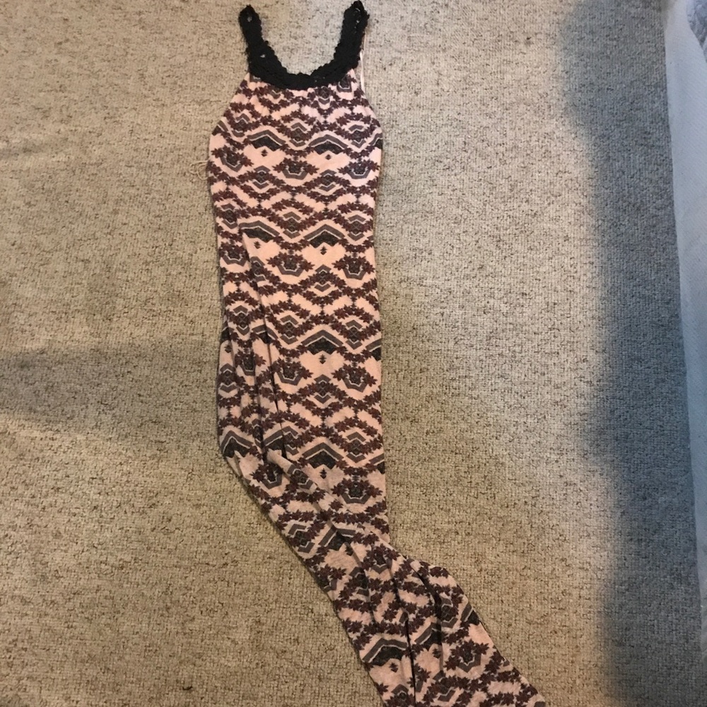 Free People Maxi with crochet detail back