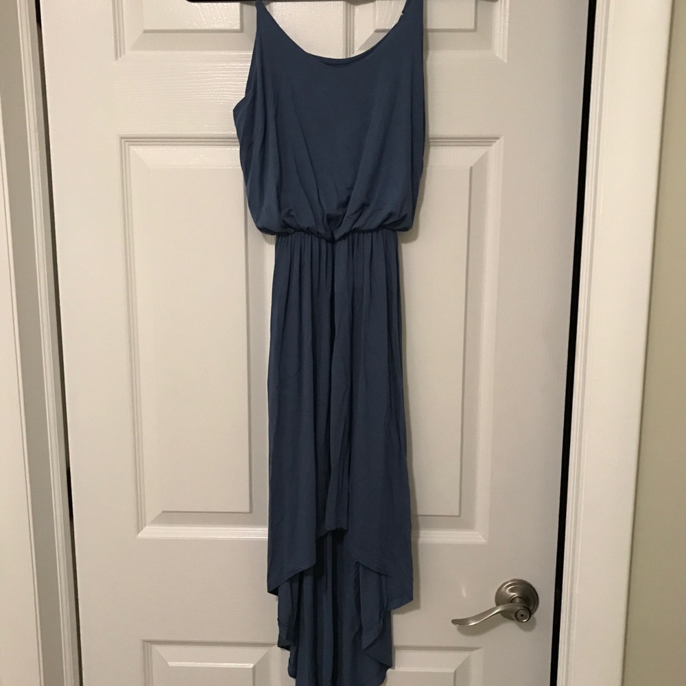 High low spaghetti strap dress