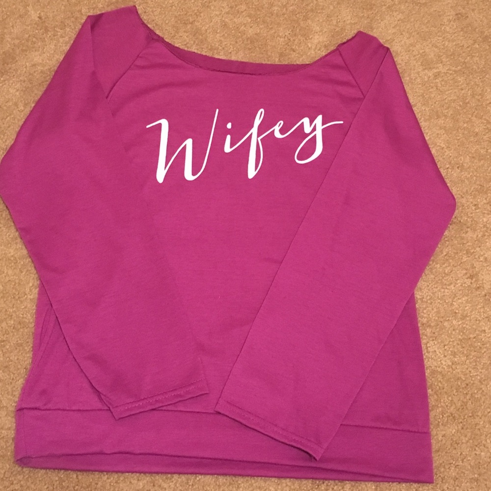 Wifey long sleeve top