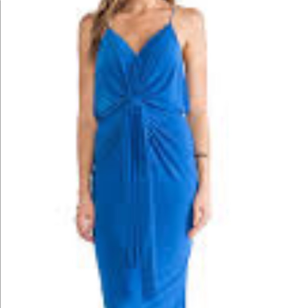 Tbags tie front maxi dresses