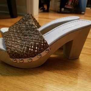 Anthropologie sandro rossi 8.5 39 wedge heel shoes