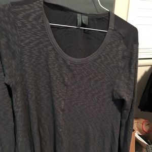 Dark gray anthropologie tee