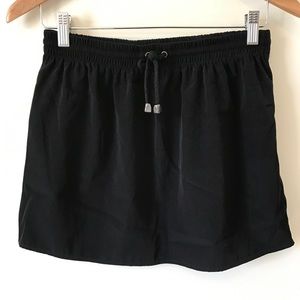 H&M drawstring mini skirt