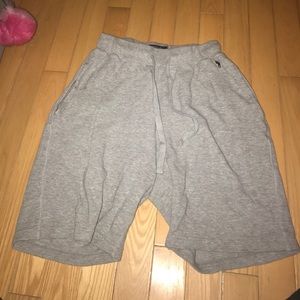 Grey Polo Shorts