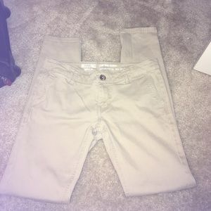 Skinny khakis!