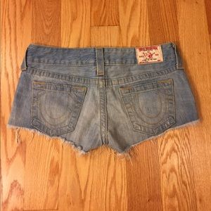 True Religion Mini Denim Shorts