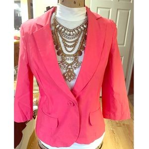Pink stretchy Blazer