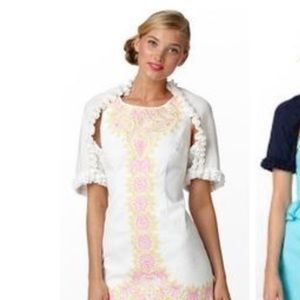 Lilly Pulitzer Phoebe Ruffled Cropped Cardigan