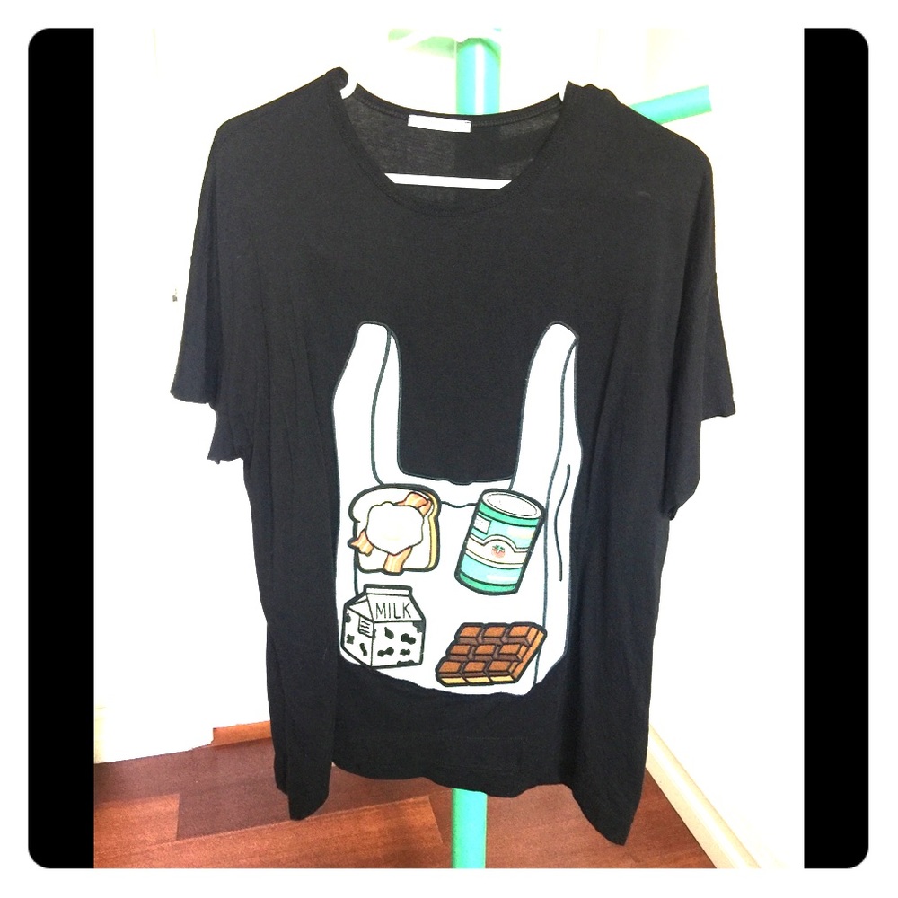 T shirt with patches