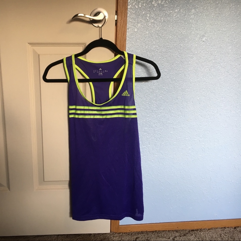 Large adidas racer back tank