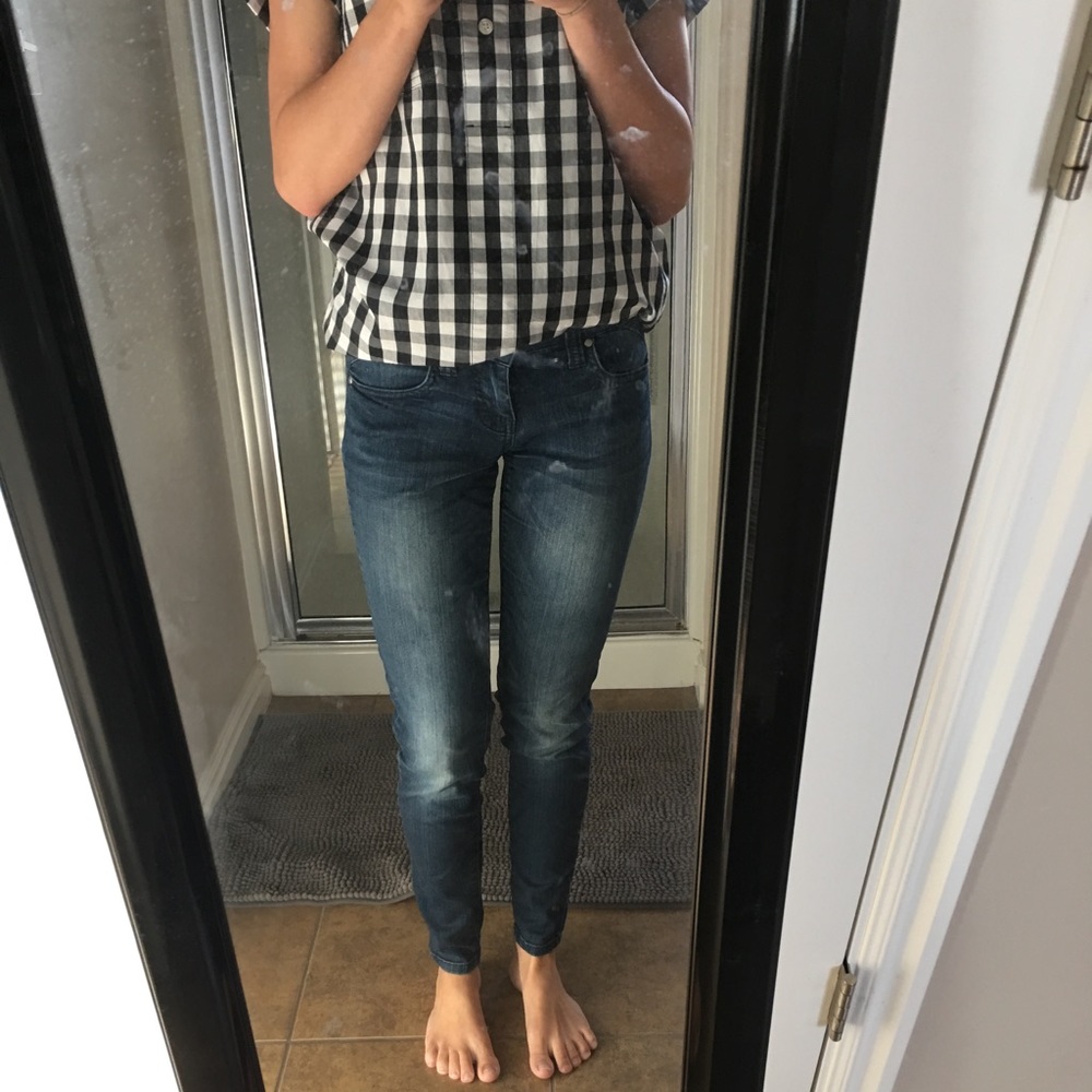 Washed colored STS- Blue jeans