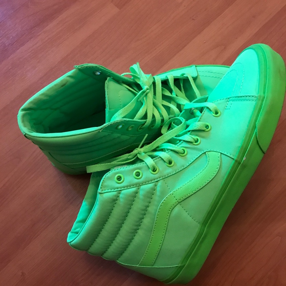 Neon green Vans
