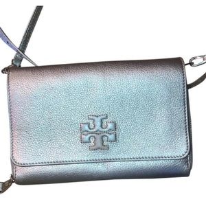 Metallic Thea Wallet Gold Crossbody Bag