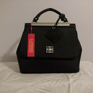 Catherine Malandrino Black Satchel Bag