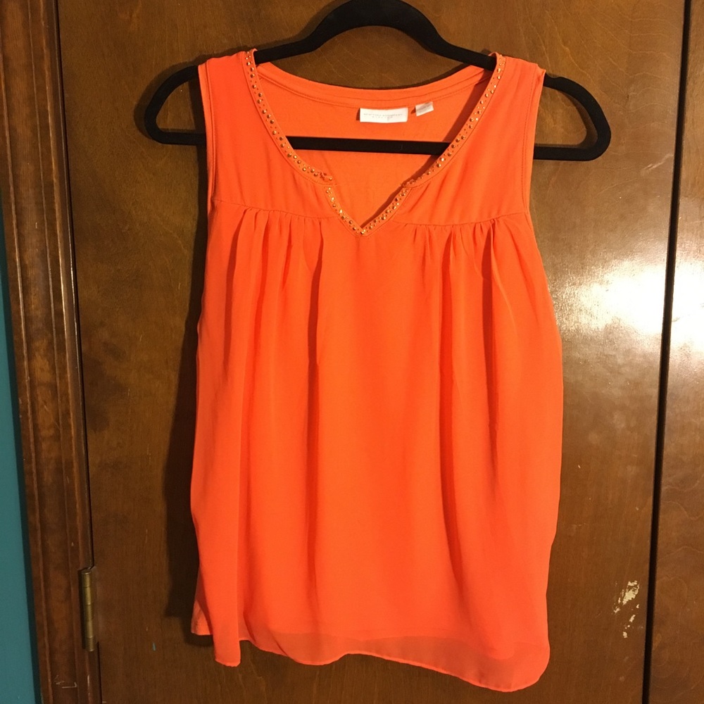 NY&Co blouse with rhinestone detail