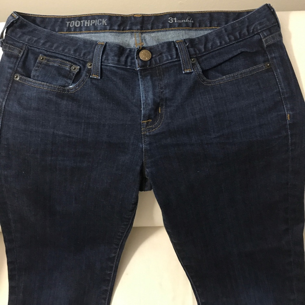 J. Crew Toothpick Ankle Jean Sz 31