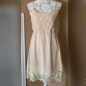 Adorable Lace trim dress