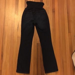 Indigo blue maternity jeans