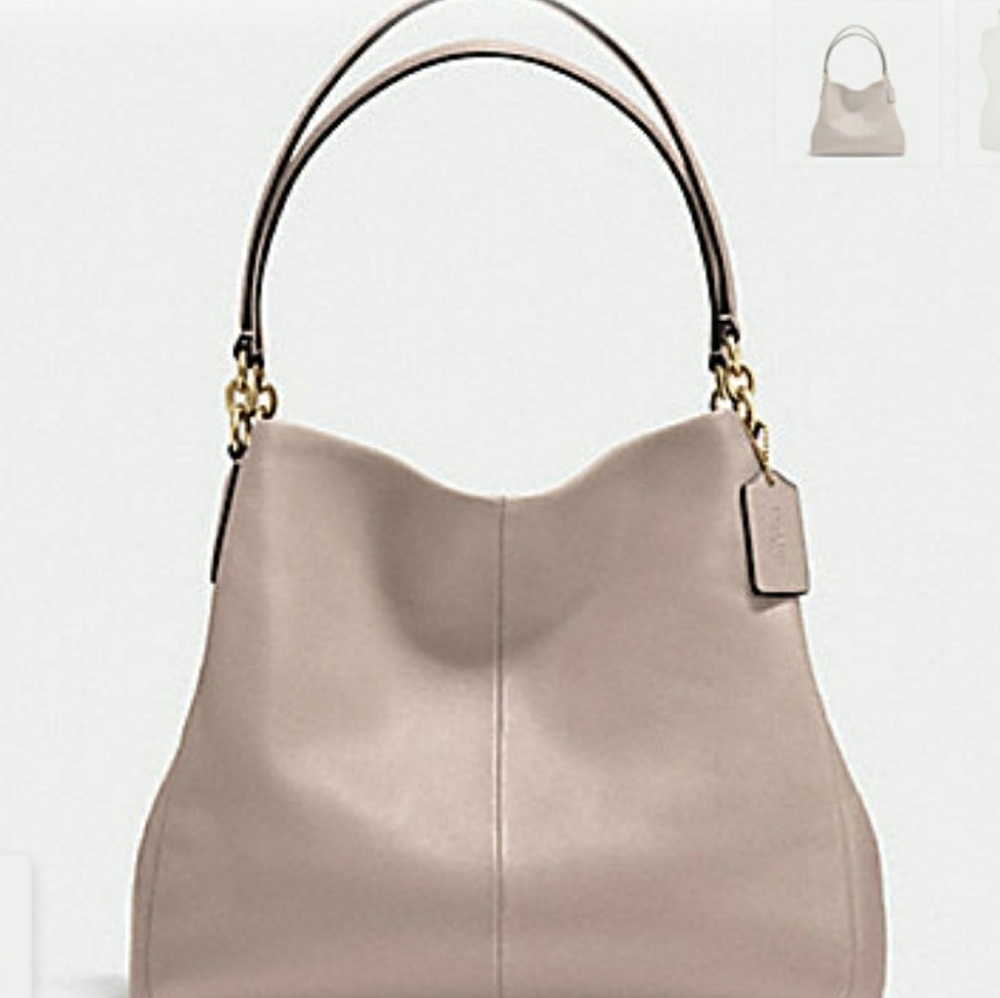 NEW 2015 CLASSIC COACH PHEOBE PEBBLED LEATHER