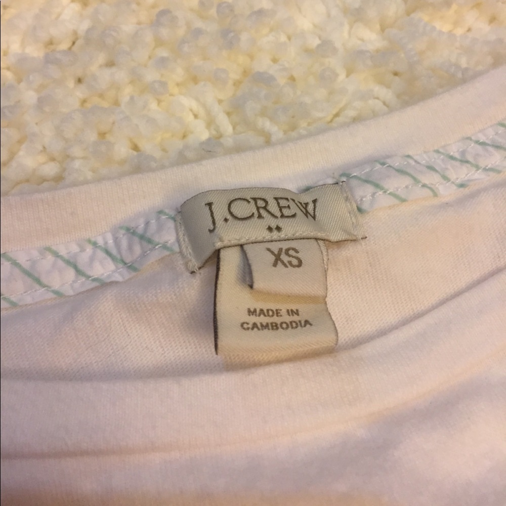 J. Crew Cotton Mixed Media Long Sleeve T-Shirt - Picture 5 of 7