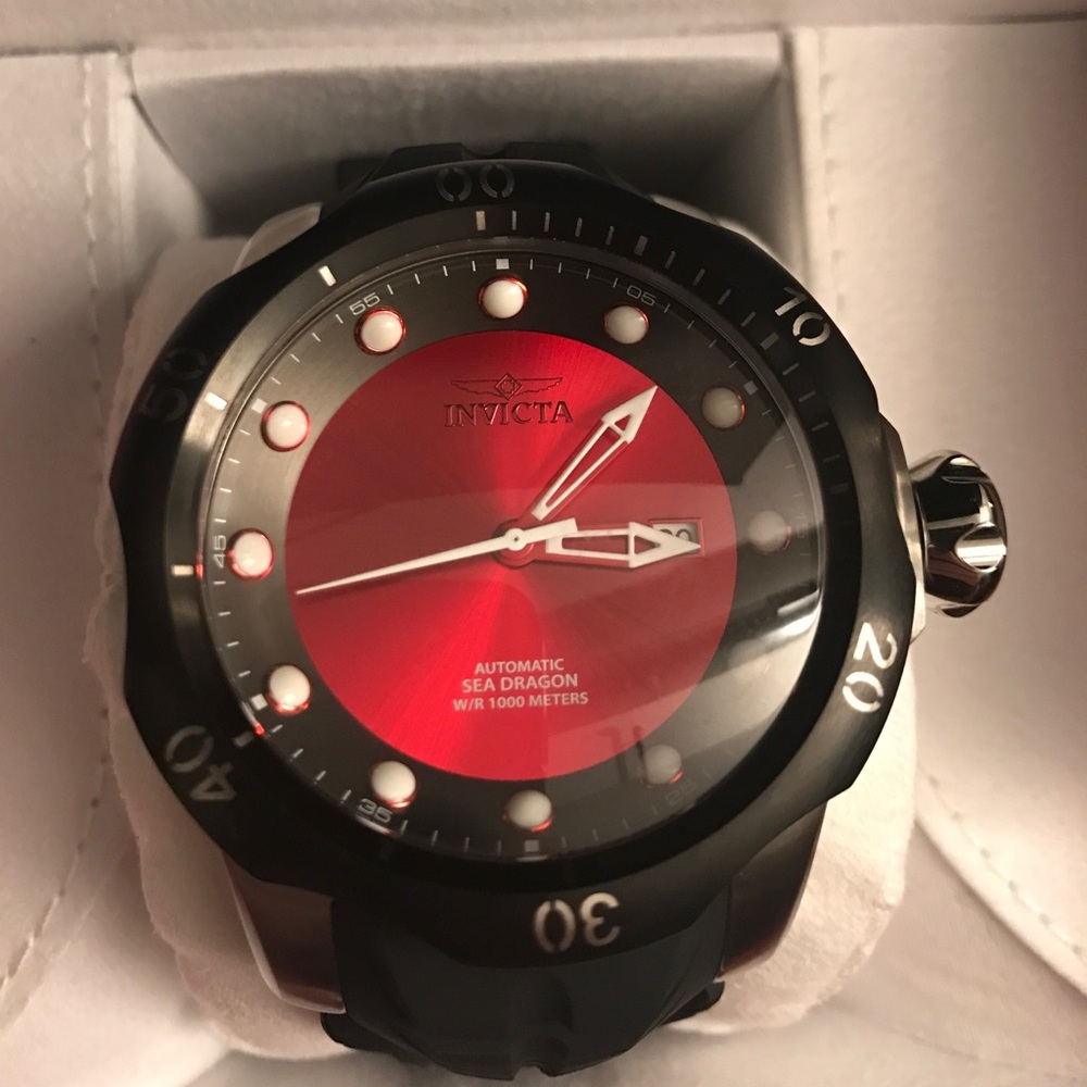 Invicta 19302 Men's Venom Sea Dragon Black Strap