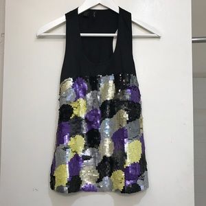 MNG by Mango Sequined sleeveless top